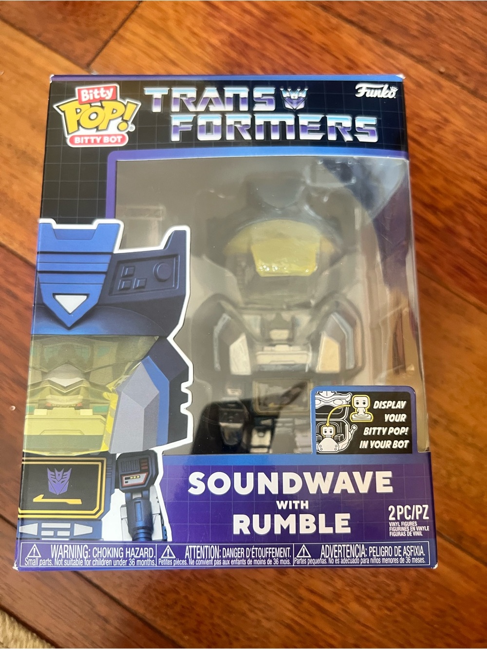 Funko Pop Soundwave with Rumble, NEW